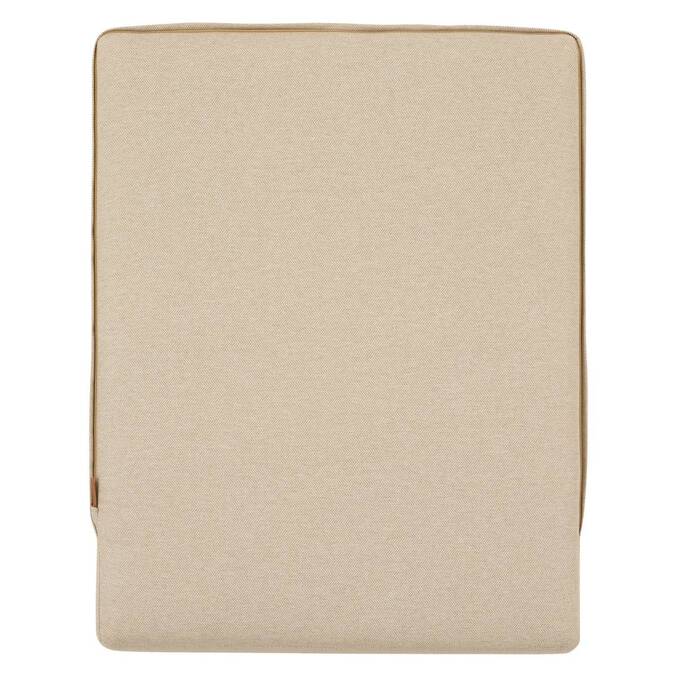Conjunto de jardín giratorio ALLURE Beige / Caoba 5 plazas - Aluminio tratado con epoxi, Poliéster Beige Zebrano / Marrón caoba