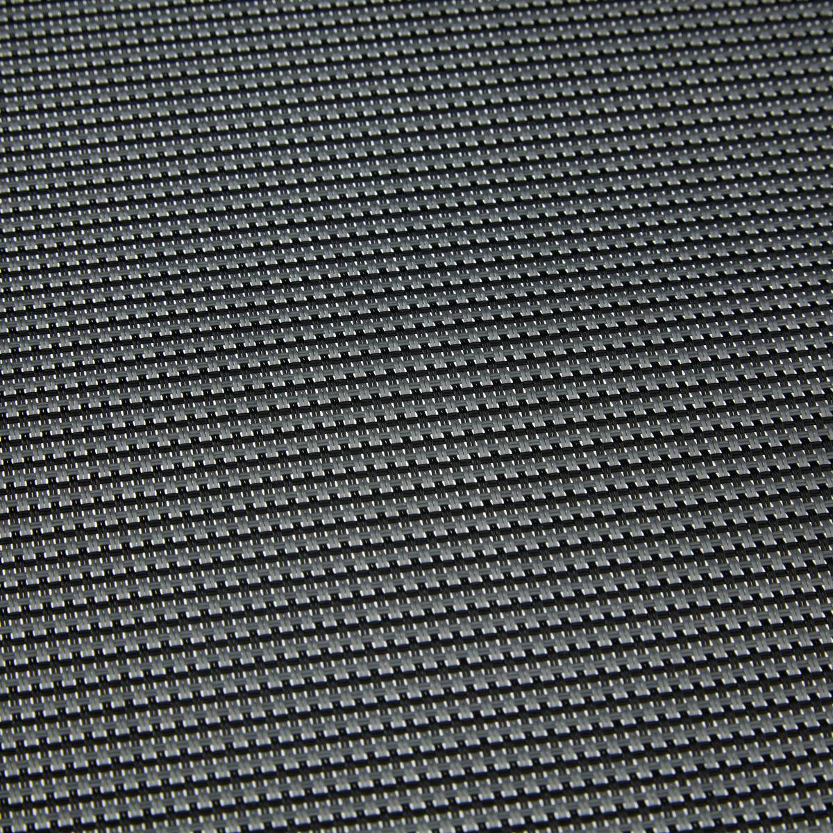 Silla de jardín con reposabrazos AXANT Gris pimienta / Grafito Aluminio tratado con epoxi, Texaline Gris Pimienta / Grafito