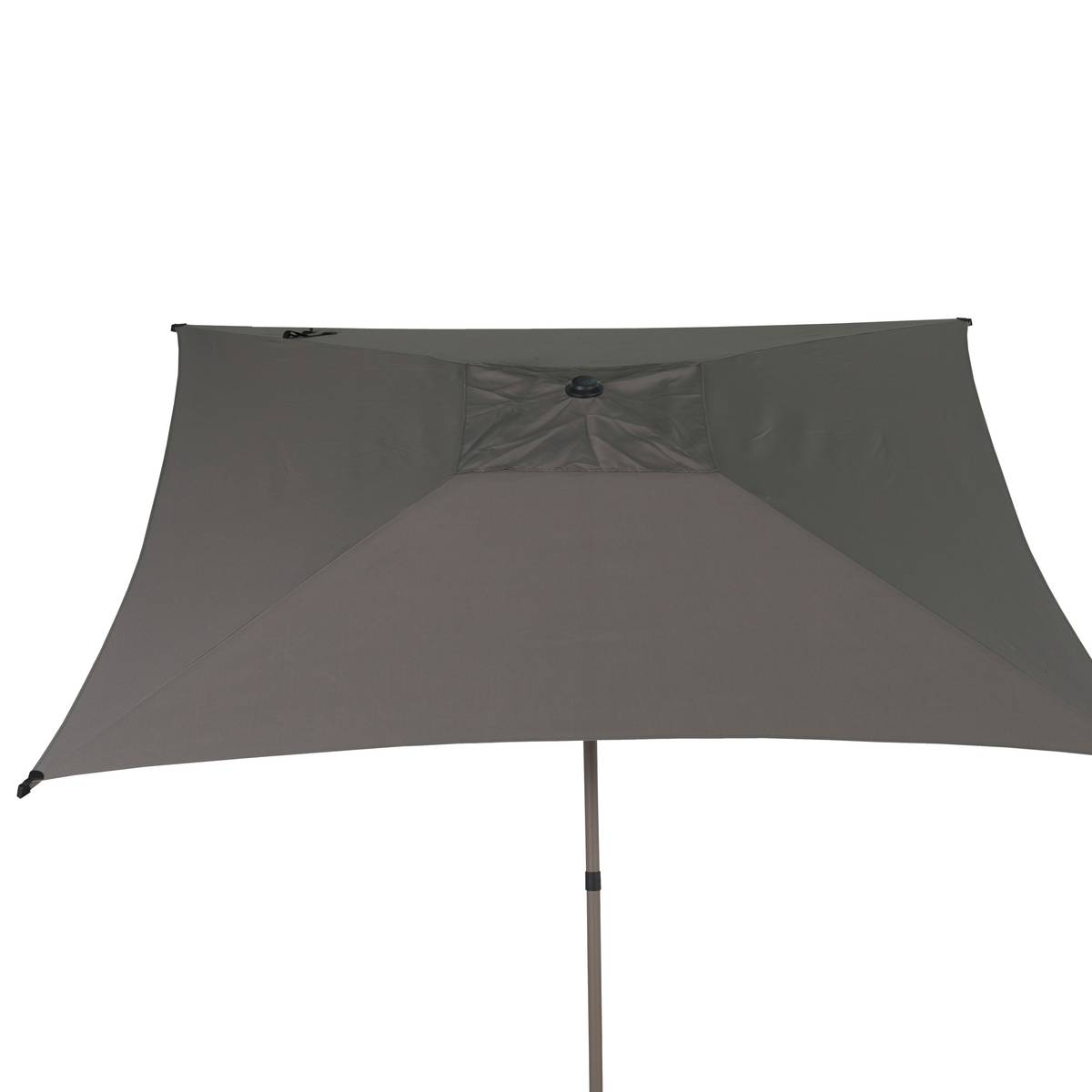 Sombrilla cuadrada inclinable SOYA Café 2,5 x 2,5 m - Acero, Poliéster Café