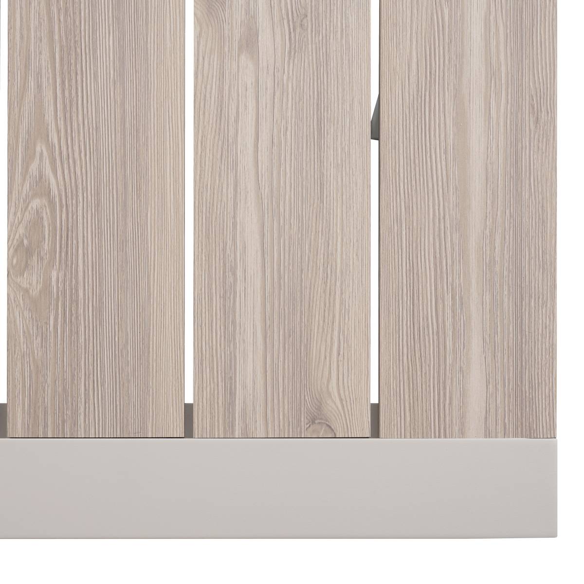 Mesa de jardín ÉVASION Beige Lino 2 plazas - Aluminio tratado con epoxi Lino / Arcilla