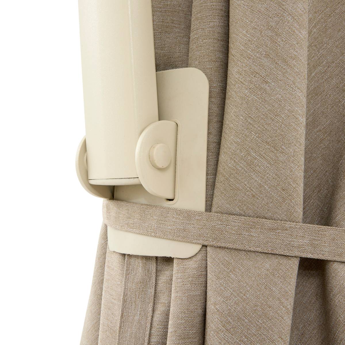 Parasol lateral rectangular inclinable MELHIA Arcilla 4 x 3 - Acero, Aluminio, Olefina Arcilla