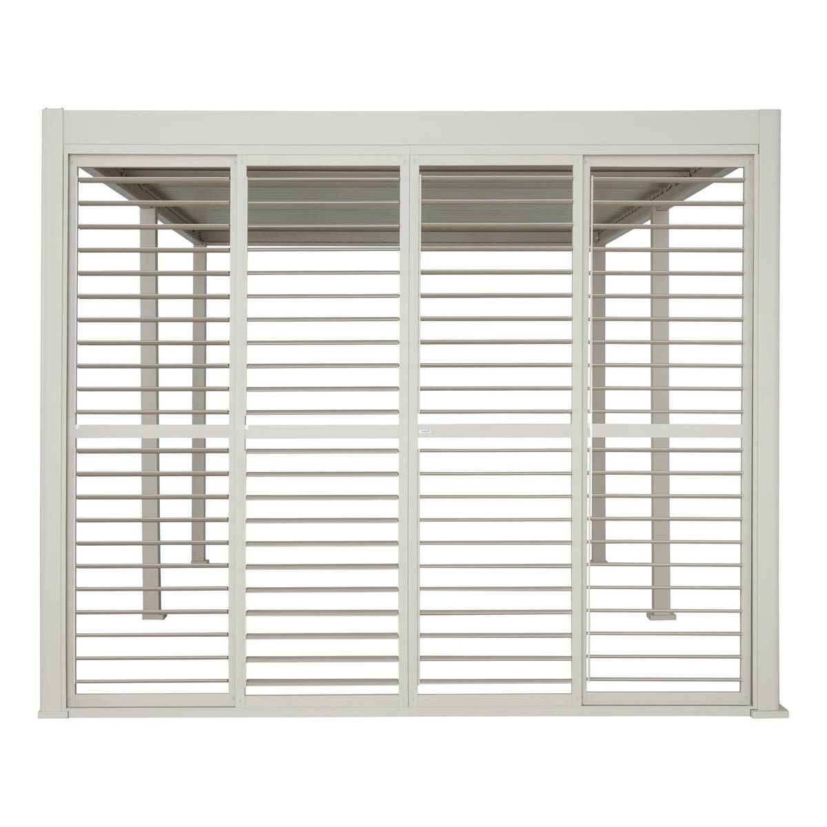 Persiana corredera EVORA Arcilla Para EVORA Lado 3 m - 2,7 x 2,3 m - Aluminio con tratamiento epoxi Arcilla