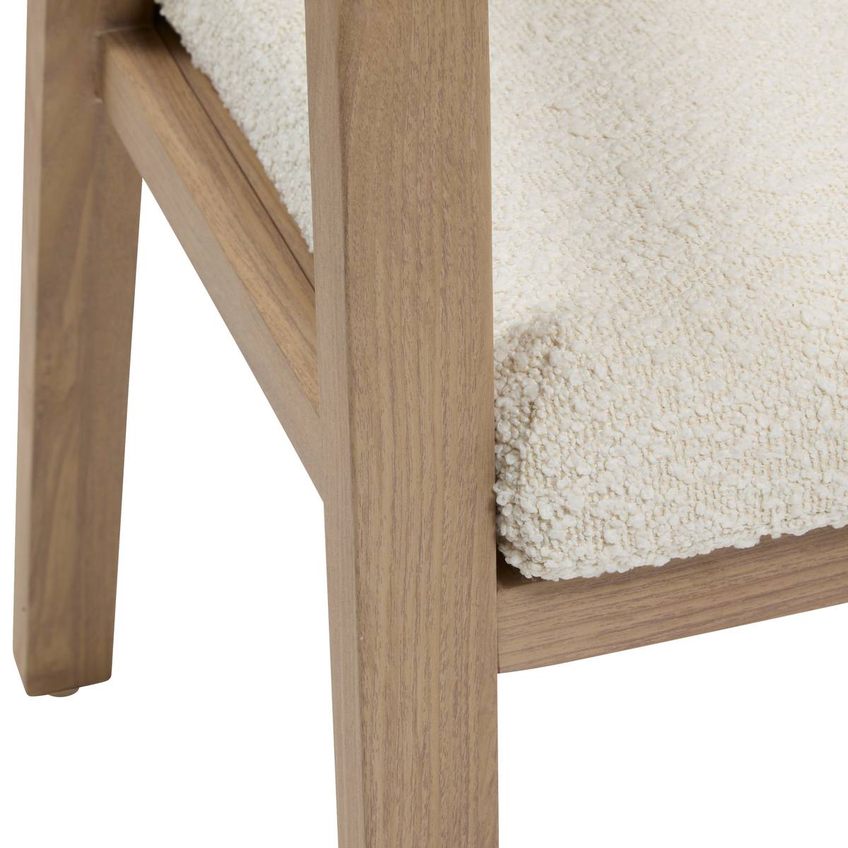 Silla de jardín con reposabrazos MYLORE Beige / Honey Aluminio tratado con epoxi, Poliéster reciclado Beige / Miel