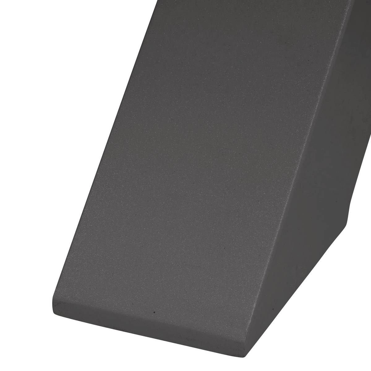 Mesa de jardín rectangular ORACLION Nogal / Grafito 10 plazas - Aluminio recubierto de epoxi Nuez / Grafito