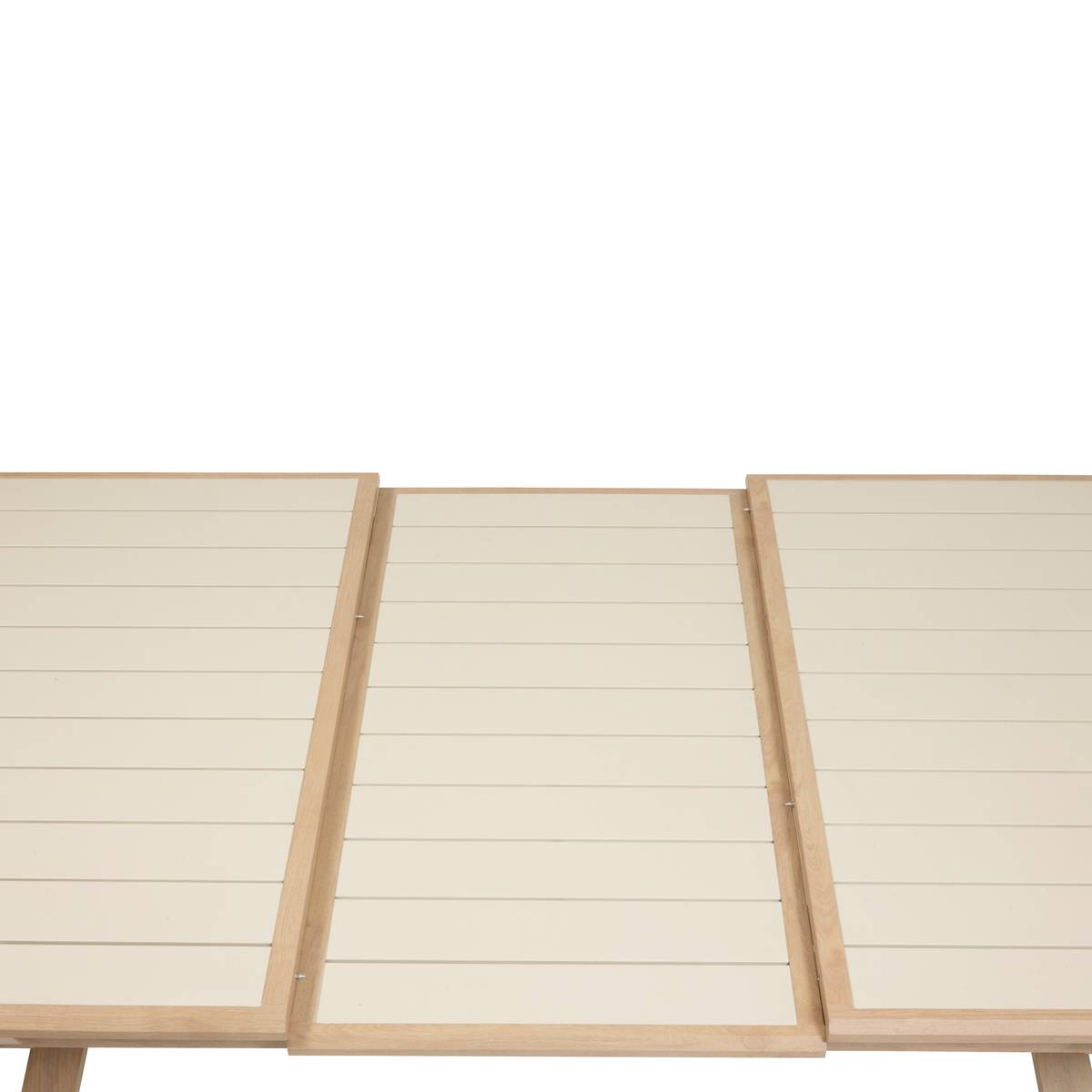Mesa de jardín rectangular extensible AXIOME Arcilla / Miel 10 plazas - Aluminio recubierto de epoxi Arcilla / Miel