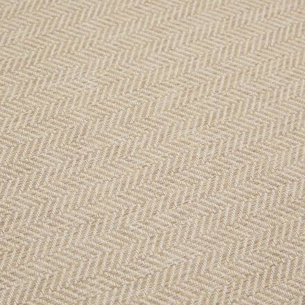Sillón lounge de jardín sin brazos ALLURE Beige / Caoba Aluminio tratado con epoxi, Poliéster