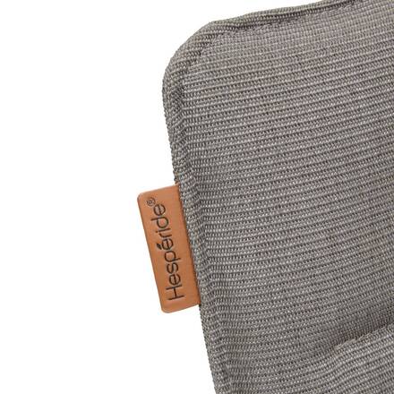 Silla de jardín con reposabrazos DIESE Badiane / Café Aluminio tratado con epoxi, Texaline