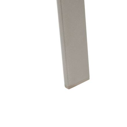Silla de jardín con reposabrazos DIESE Badiane / Café Aluminio tratado con epoxi, Texaline