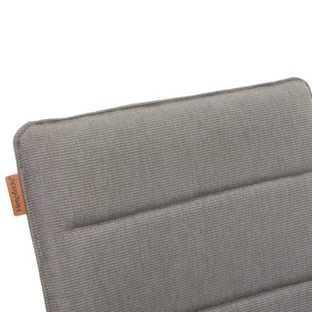 Silla de jardín con reposabrazos DIESE Badiane / Café Aluminio tratado con epoxi, Texaline