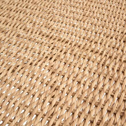 Banco de jardín WOOKY Beige 2 plazas - Eucalipto con certificación FSC®