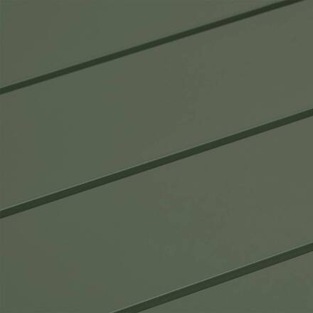 Mesa de jardín redonda NEBULLIA Verde laurel 4 plazas - Aluminio tratado con epoxi, Tratamiento anticorrosión reforzado