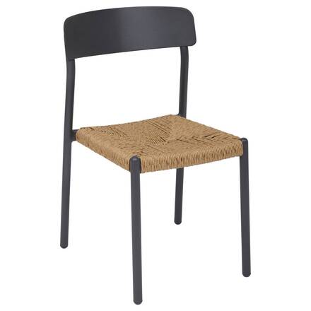 Silla de jardín WISTTY Grafito