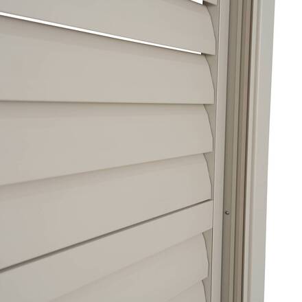 Persiana corredera EVORA Arcilla Para EVORA Lado 3 m - 2,7 x 2,3 m - Aluminio con tratamiento epoxi
