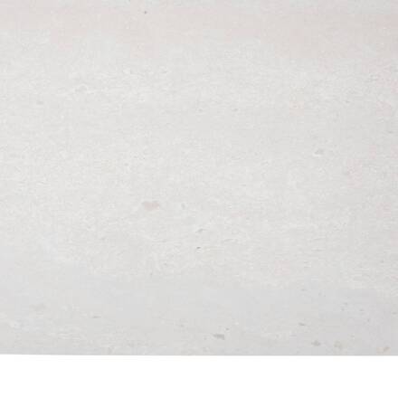 Mesa de jardín rectangular NELORA Beige cuerda / Miel 8 plazas - Aluminio tratado con epoxi, Piedra sinterizada