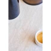 Silla de jardín con reposabrazos AXANT Dátil / Café Aluminio tratado con epoxi, Texaline Dátil / Café