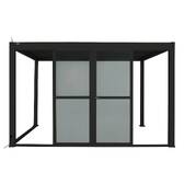 Puertas para pérgola EVORA Grafito Para EVORA Lateral 4 m - 3,7 x 2,3 m - Aluminio con tratamiento epoxi Grafito