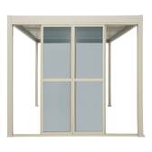 Puertas de Arcilla Para EVORA Lado 3 m - 2,7 x 2,3 m - Aluminio con tratamiento epoxi Arcilla