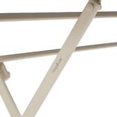 Mesa de jardín rectangular plegable AZUA Espelta / Arcilla 4 plazas - Aluminio tratado con epoxi, Vidrio Espelta / Arcilla