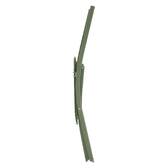 Set de 4 sillas de jardín plegables MODULA Verde laurel Acero recubierto de epoxi, Texaline Laurel