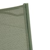 Set de 4 sillas de jardín plegables MODULA Verde laurel Acero recubierto de epoxi, Texaline Laurel