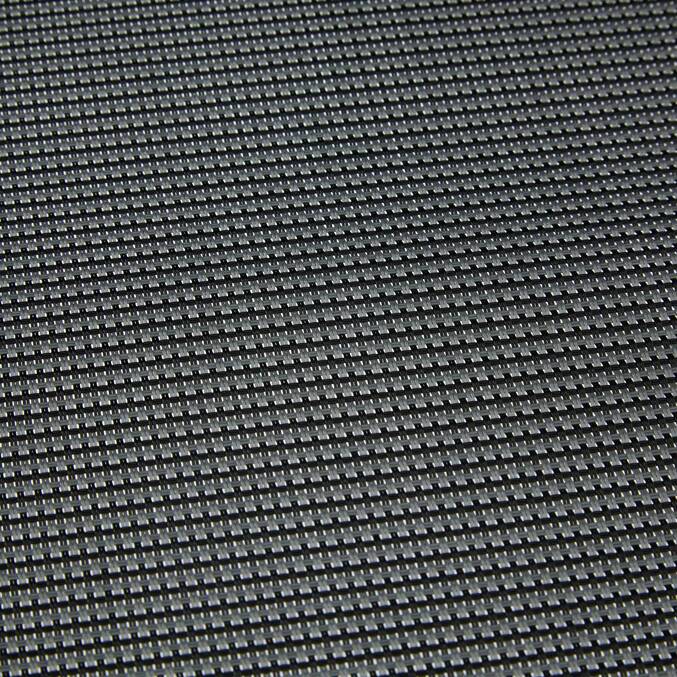 Silla de jardín con reposabrazos AXANT Gris pimienta / Grafito Aluminio tratado con epoxi, Texaline Gris Pimienta / Grafito