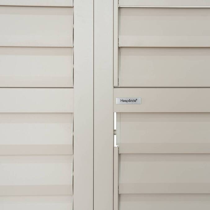 Persiana corredera EVORA Arcilla Para EVORA Lado 3 m - 2,7 x 2,3 m - Aluminio con tratamiento epoxi3704