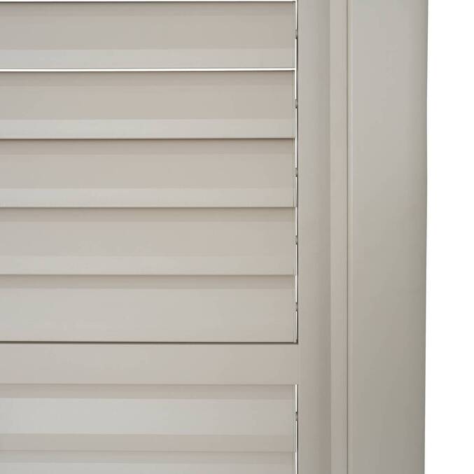 Persiana corredera EVORA Arcilla Para EVORA Lado 3 m - 2,7 x 2,3 m - Aluminio con tratamiento epoxi3704