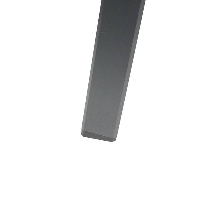 Mesa de jardín rectangular extensible PAVANE Trufa / Grafito 10 plazas - Aluminio tratado con epoxi, Vidrio templado3861