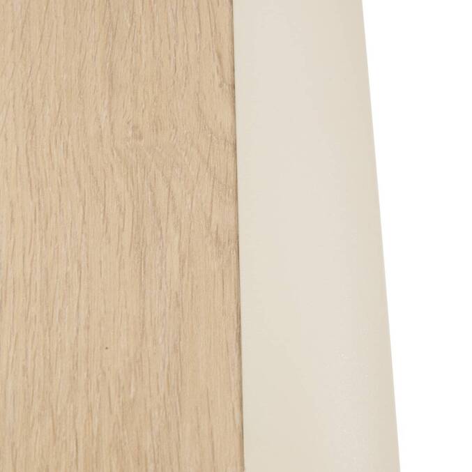 Mesa de jardín rectangular plegable AZUA Espelta / Arcilla 4 plazas - Aluminio tratado con epoxi, Vidrio Espelta / Arcilla