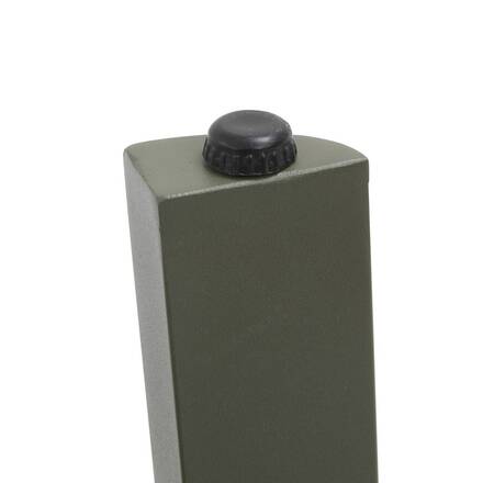 Conjunto de jardín FLOVIA Verde laurel 4 plazas - Aluminio tratado con epoxi, Texaline
