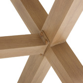 Conjunto mesa de jardín AXIOME + 8 sillones AXANT Miel 8 plazas - Aluminio con tratamiento epoxi Arcilla / Miel