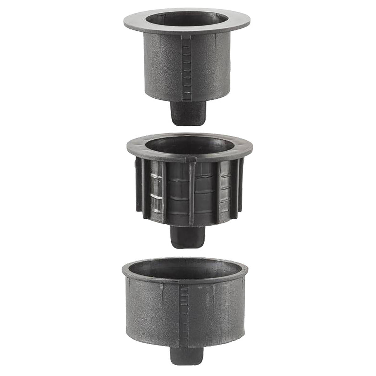 Pied de parasol rond DAILIO Noir 15 kg - Béton, Acier traité époxy Noir