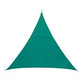 Voile d'ombrage triangulaire CURACAO Émeraude 2 x 2 x 2 m - Polyester Émeraude