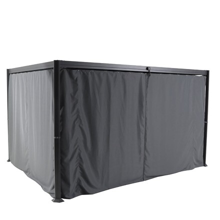 Rideaux pour pergola BELIZE Ardoise