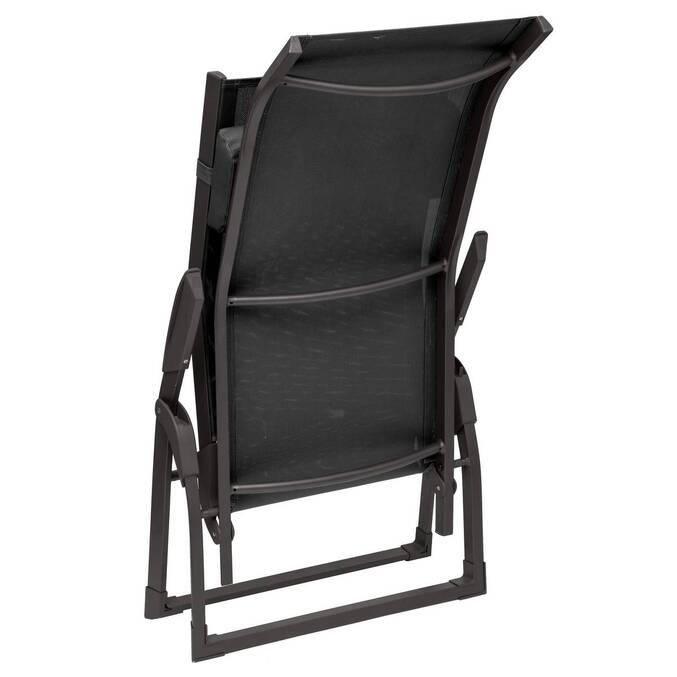 Transat DECIMA Anthracite & Graphite 2 positions - Aluminium traité époxy, Texaline3509