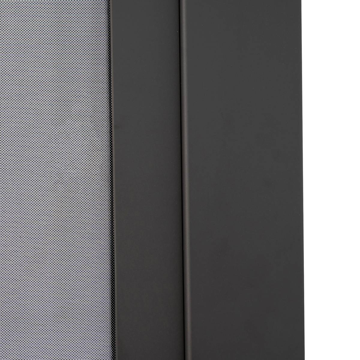 Store pour pergola bioclimatique EVORA Ardoise Pour EVORA Côté 3,6 m - 3,3 m - Aluminium, Texaline Ardoise