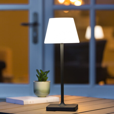 Lampe d'extérieur solaire Wiza Blanc ATMOSPHERA H. 32,5 cm