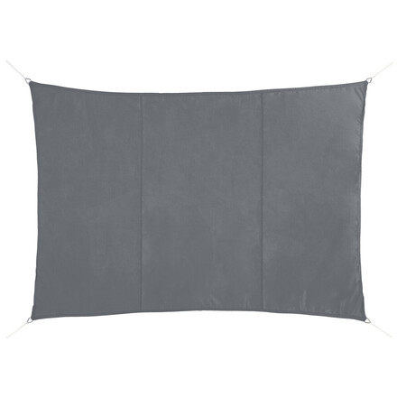 Voile d'ombrage rectangulaire SHAE Ardoise 4 x 3 m - Polyester
