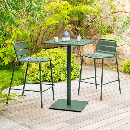 Soldes : table haute de jardin, bar de jardin pas cher - Hespéride