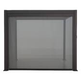 Store pour pergola bioclimatique EVORA Ardoise Pour EVORA Côté 3,6 m - 3,3 m - Aluminium, Texaline Ardoise