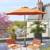 Parasol droit TINAEI Terre battue 3 m - Roland-Garros x Hespéride Terre battue