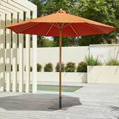 Parasol droit TINAEI Terre battue 3 m - Roland-Garros x Hespéride Terre battue