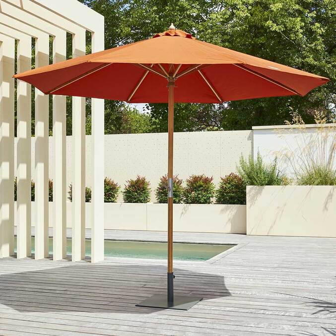 Parasol droit TINAEI Terre battue 3 m - Roland-Garros x Hespéride Terre battue