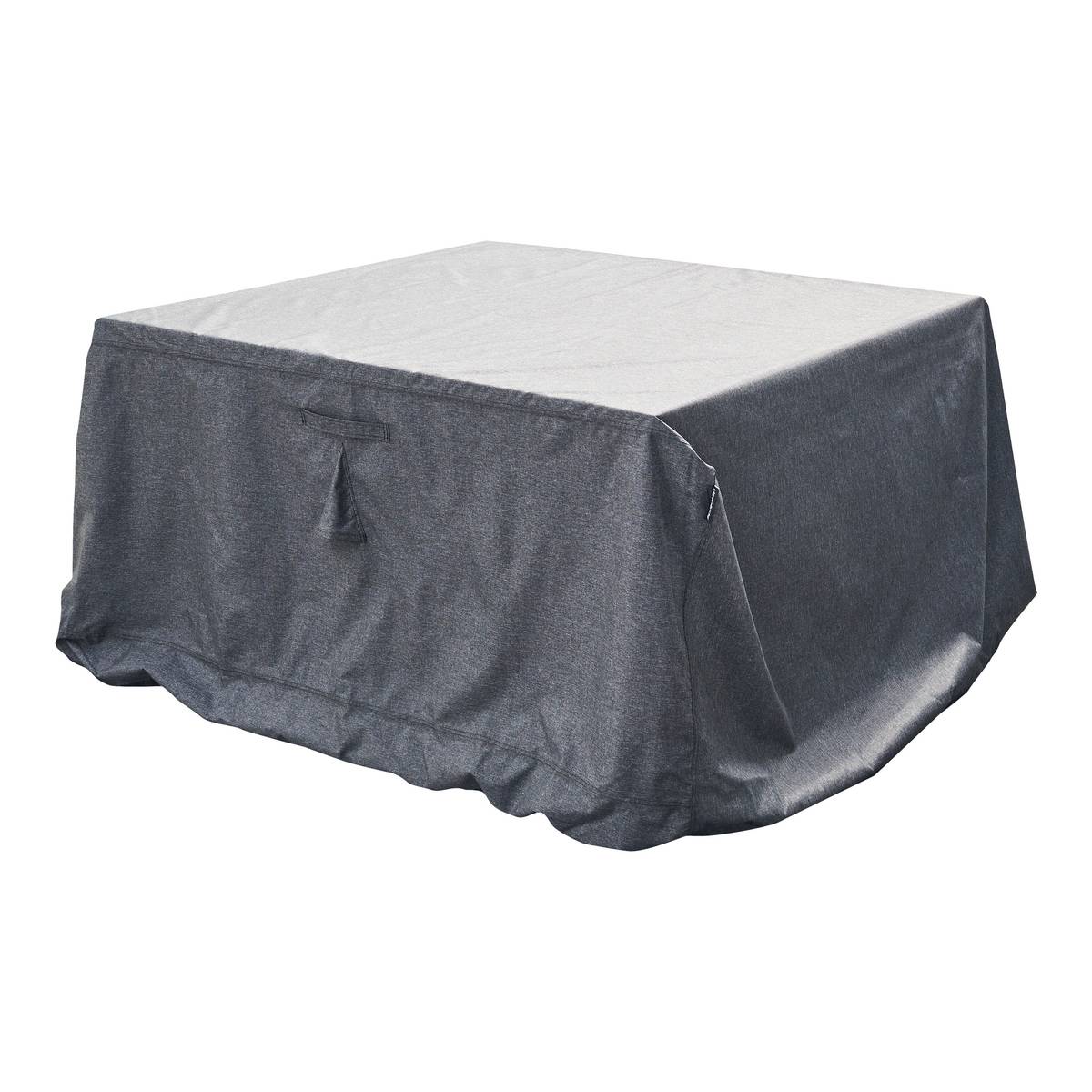 Housse de protection HAMBO pour table carrée Gris M 165 x 165 x 80 cm - Polyester Gris