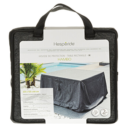 Housse de protection Hambo pour table rectangulaire M Hespéride