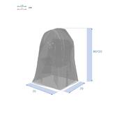 Housse de protection HAMBO pour pile de chaises Gris 120 x 70 x 70 cm - Polyester Gris