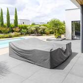 Housse de protection HAMBO pour salon Gris M 250 x 250 x 90 cm - Polyester Gris