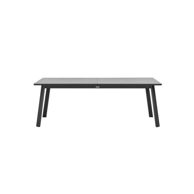 Table de jardin extensible PAVANE Graphite 12 places - Aluminium traité époxy3500