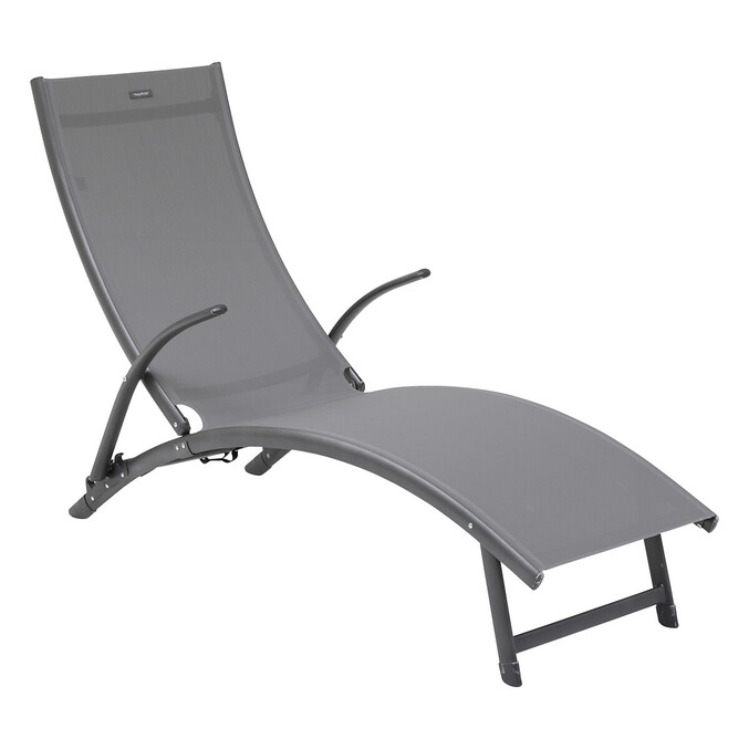 Transat SAMBA Anthracite & Graphite Aluminium traité époxy, Texaline Anthracite / Graphite