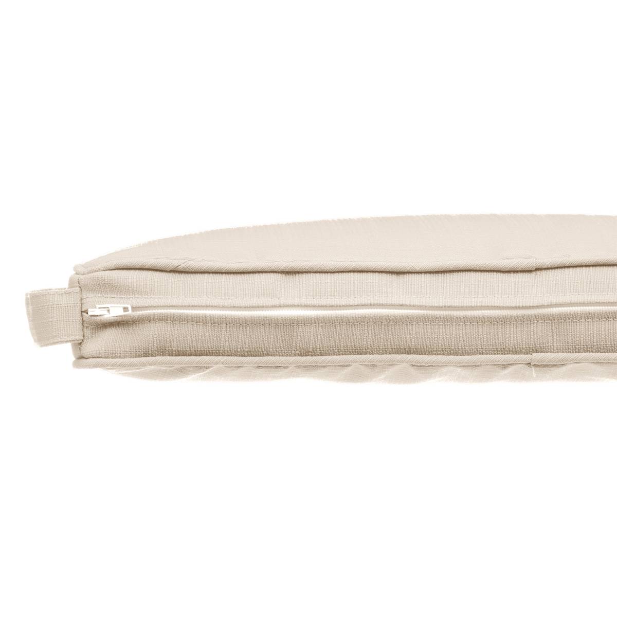 Galette de chaise à scratch KORAI Blé 40 x 40 cm - Polyester Blé